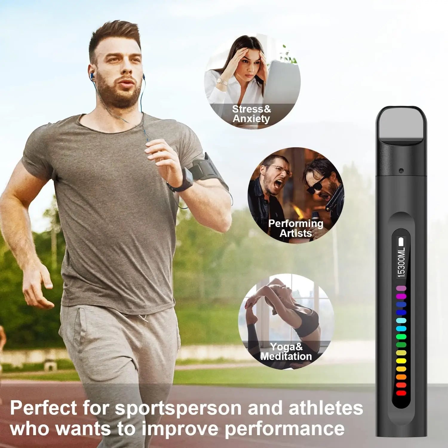 Smart Breathing Trainer, Breathing Exercise Device with Breath Monitor App to Strengthen Breathing Muscles
